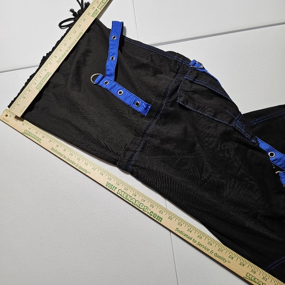 VTG TRIPP NYC Pants Mens XL (38x31) Daang Goodman Goth Rave Emo Convertible Zip - Picture 6 of 14